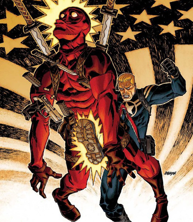 Thần tượng của Deadpool trong truyện tranh là Captain America.